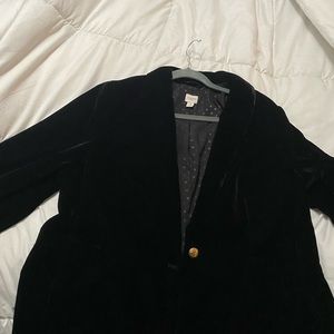 Velvet blazer